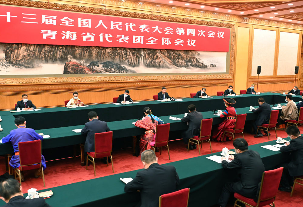 3月7日，习近平总书记参加十三届全国人大四次会议青海代表团的审议。会上，他对青海的生态保护尤其是三江源保护等提出明确要求。